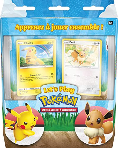 Pokémon: Decks Let’s Play Pikachu et Évoli du JCC Pokémon du JCC Pokémon (2 Decks prêts à l’Emploi de 60 Cartes avec Accessoires)