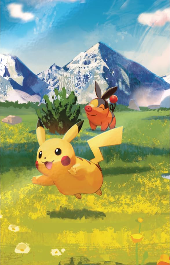 Pokémon : Mini-boîte Méga-Évolution – Héros Transcendants – Pikachu et Gruikui (1 Page d’Autocollants, 1 Carte Artistique et 2 boosters)