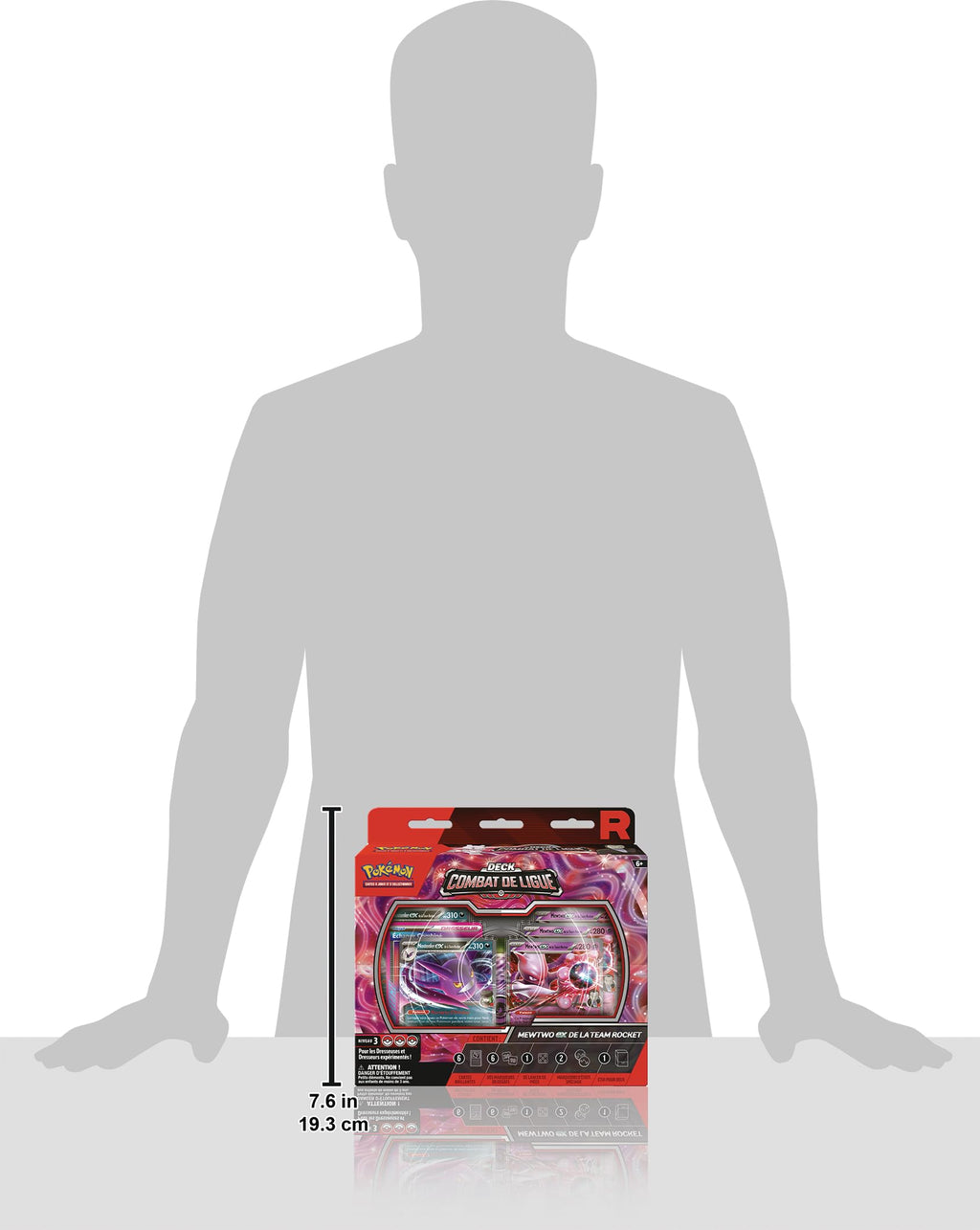 Pokémon : Deck Combat de Ligue Mewtwo-ex de la Team Rocket (1 Deck de 60 Cartes prêt à l’Emploi)