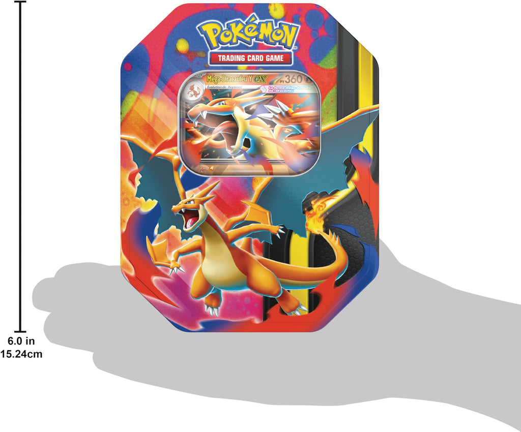 Pokémon : Boîte Méga-Dracaufeu Y-ex (4 boosters et 1 Carte Promo Brillante)