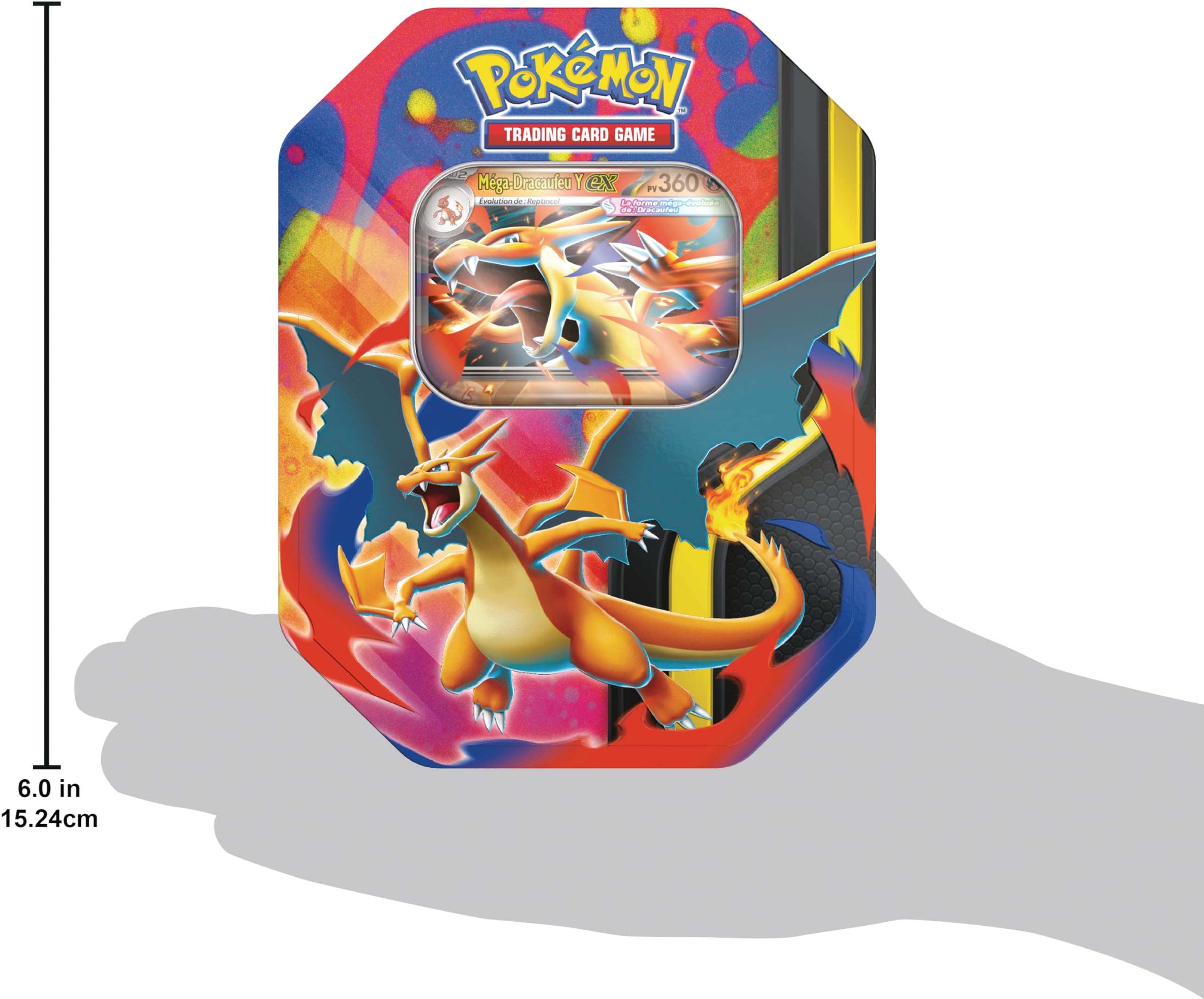Pokémon : Boîte Méga-Dracaufeu Y-ex (4 boosters et 1 Carte Promo Brillante)