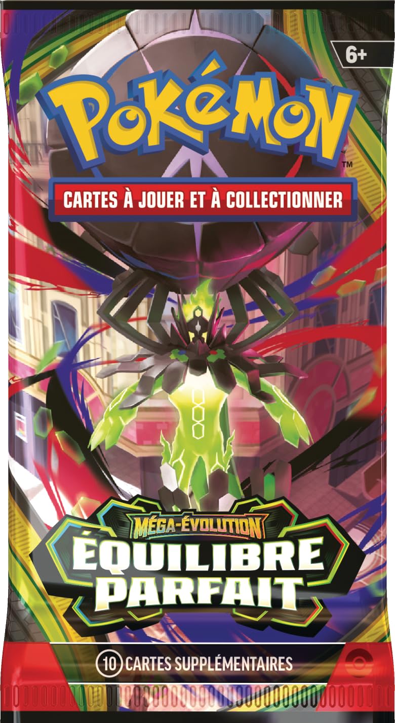 Pokémon : Lot de boosters Méga-Évolution – Équilibre Parfait (6 boosters) du JCC Pokémon