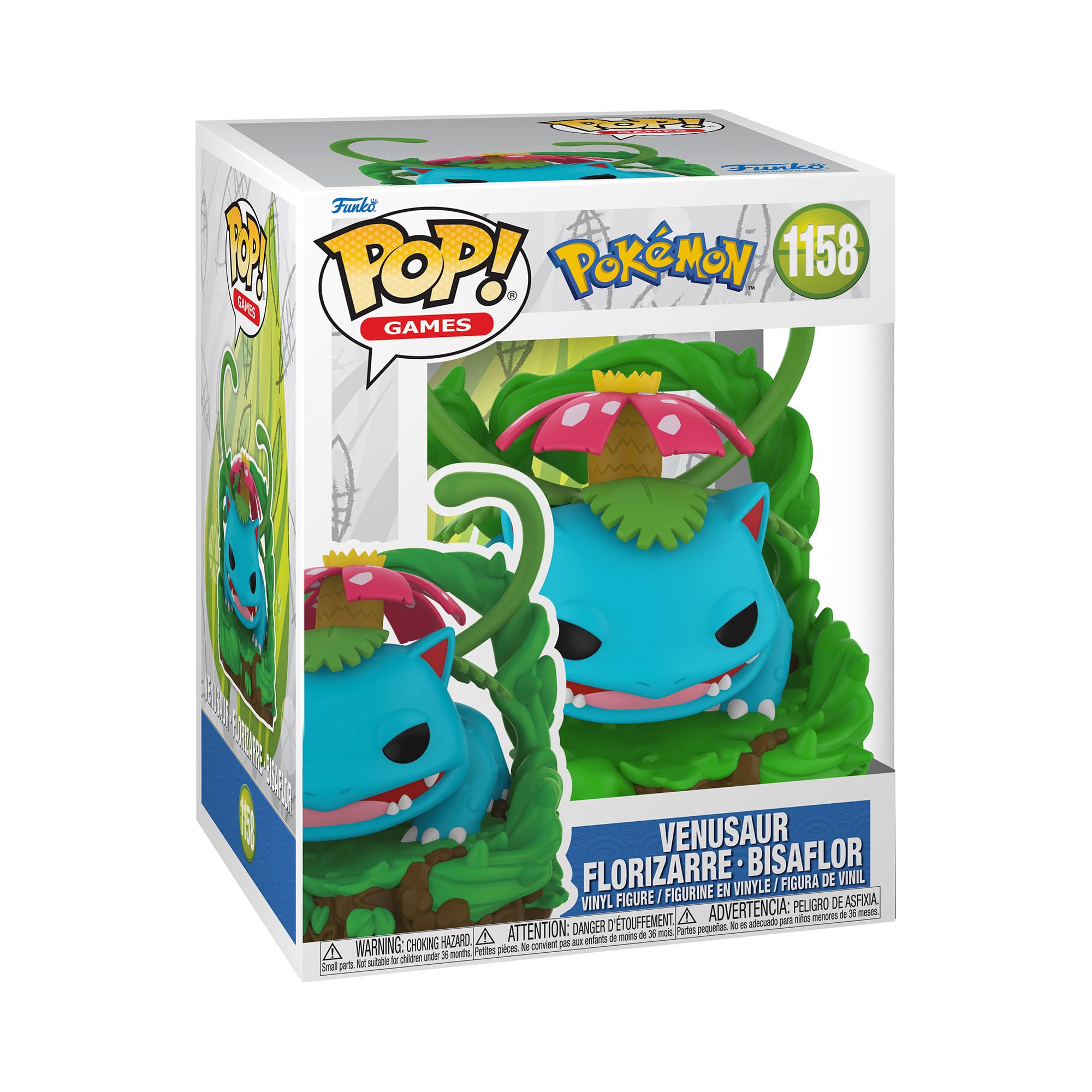 Funko Pop! Premium: Pokemon - Venusaur - Florizarre - Figurine en Vinyle à Collectionner - Idée de Cadeau - Produits Officiels - Video Games Fans