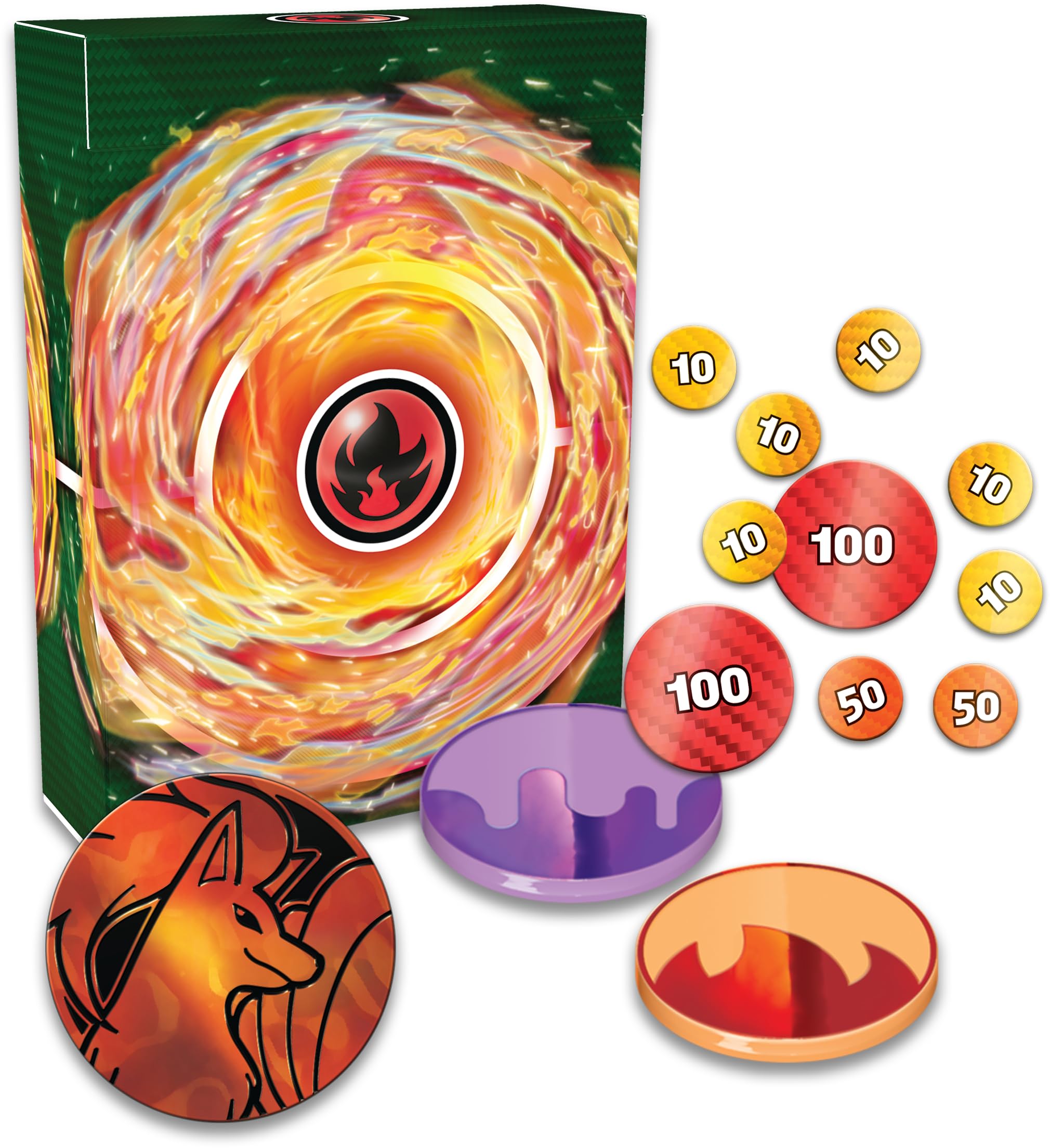 Pokémon: Deck Combat Deluxe – Feunard-ex du JCC Pokémon (Deck de 60 Cartes prêt à l’Emploi et Accessoires)
